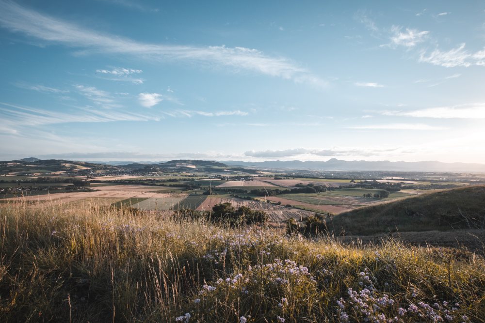 Panorama depuis le puy de Courcourt en Livradois